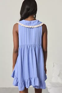 Out From Under Lottie Ruffle Collar Babydoll Sleep Dress