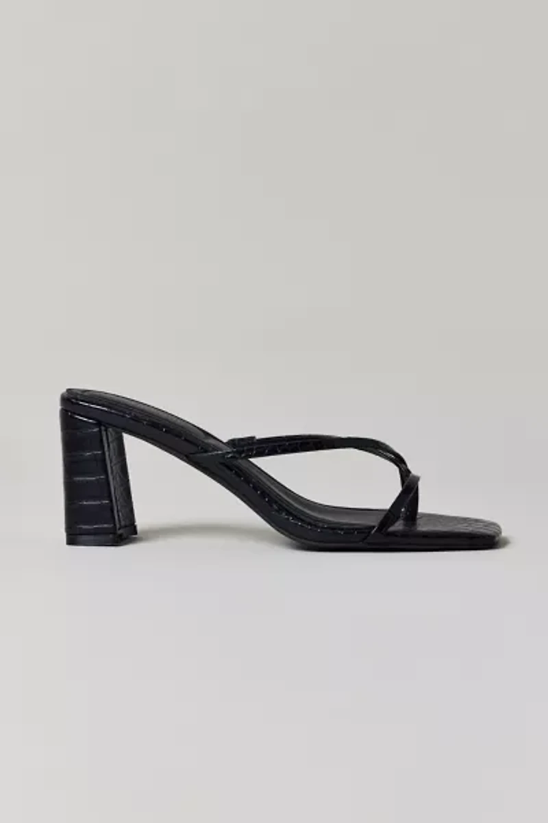 Azalea Wang Vitali Square Toe Mule Heel
