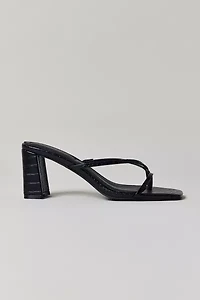 Azalea Wang Vitali Square Toe Mule Heel