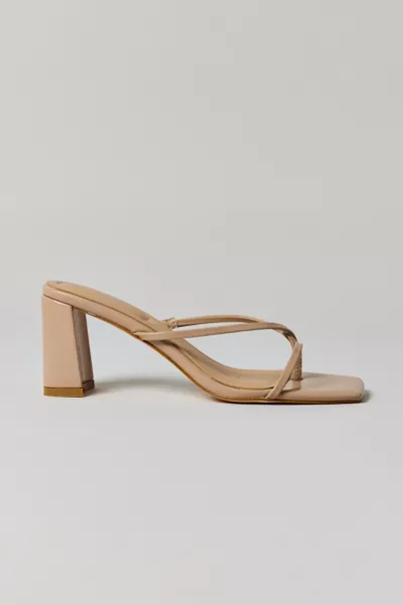 Azalea Wang Vitali Square Toe Mule Heel
