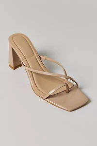 Azalea Wang Vitali Square Toe Mule Heel