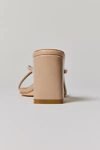 Azalea Wang Vitali Square Toe Mule Heel