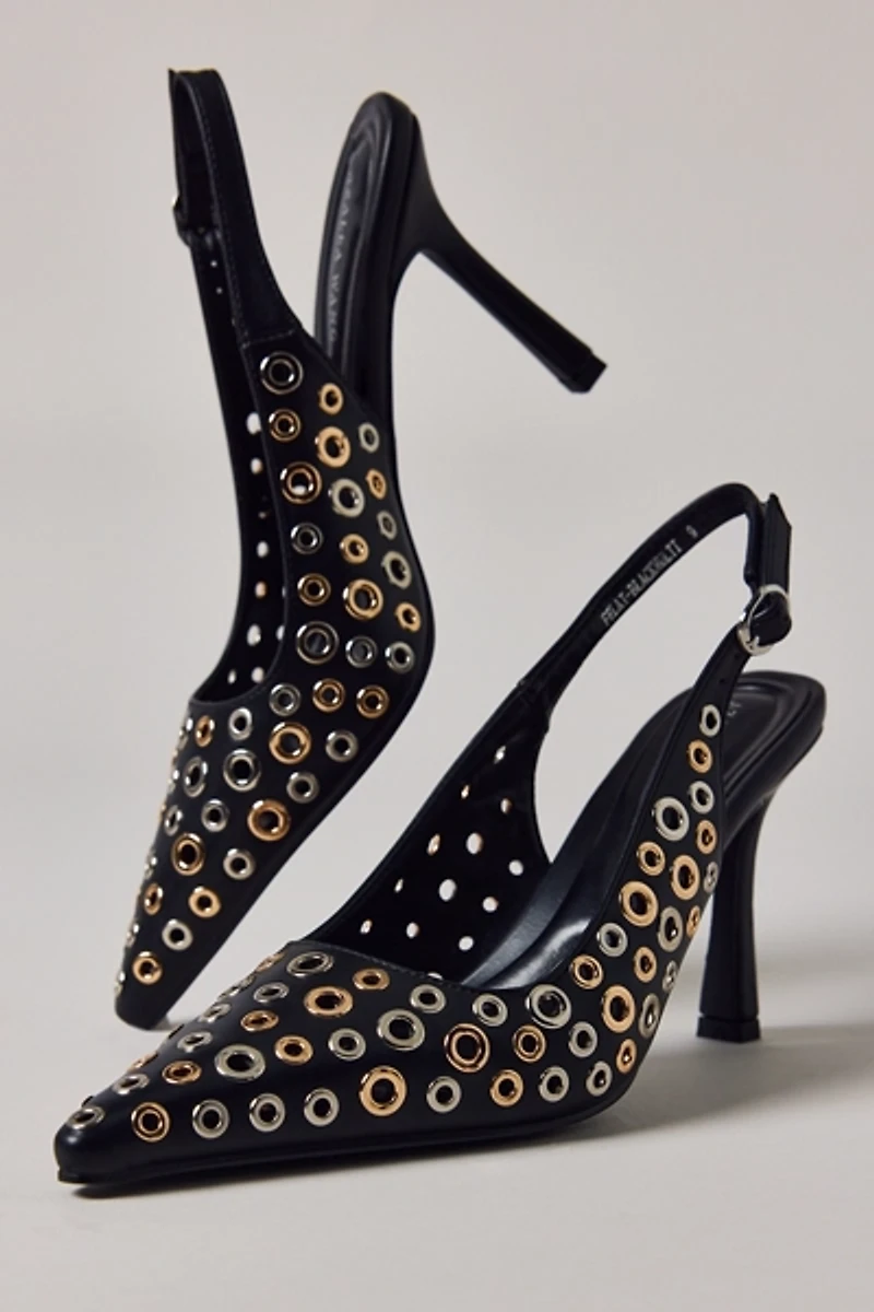 Azalea Wang Felai Metal Rivet High Heel