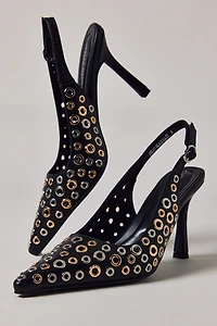 Azalea Wang Felai Metal Rivet High Heel