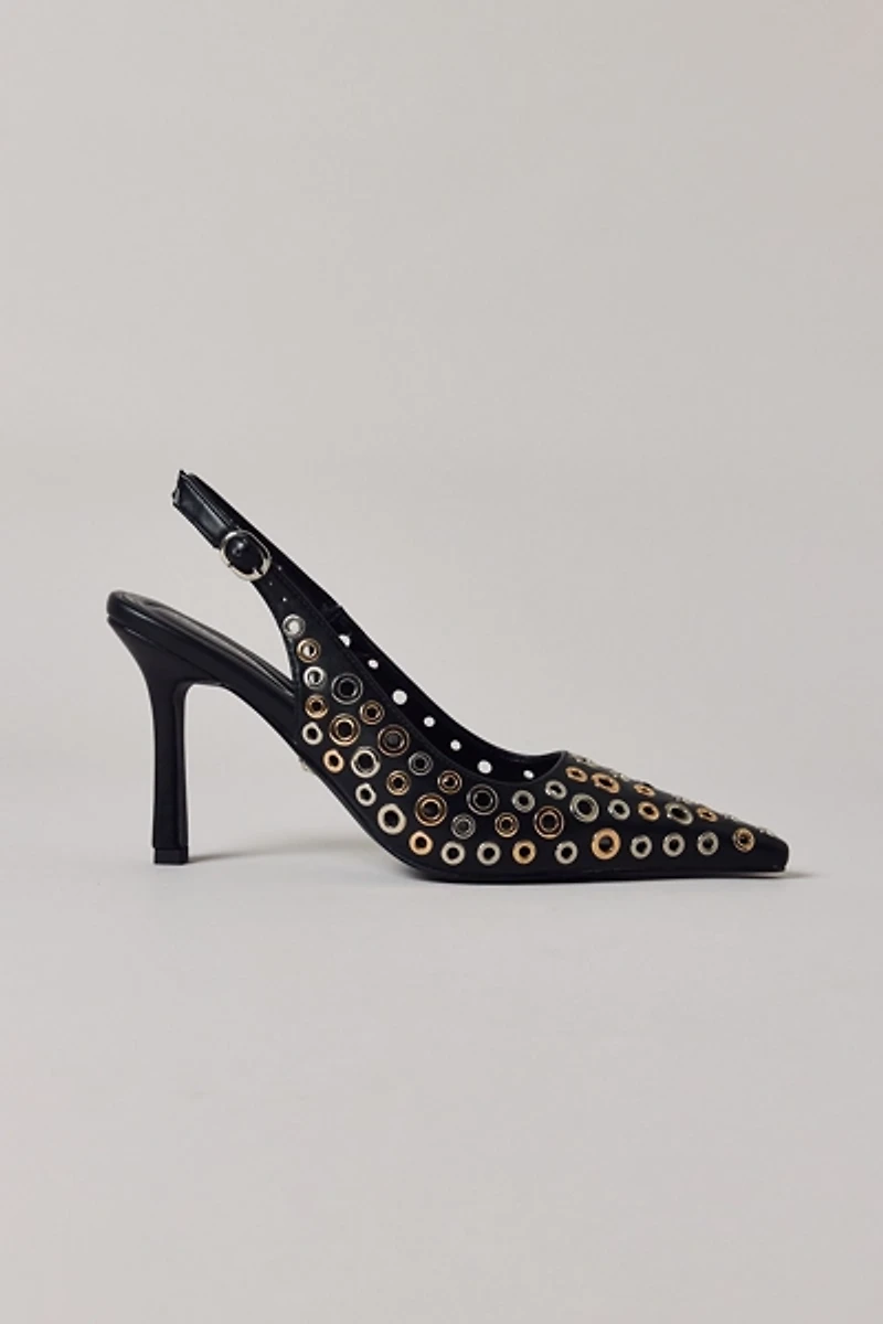 Azalea Wang Felai Metal Rivet High Heel