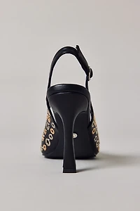 Azalea Wang Felai Metal Rivet High Heel