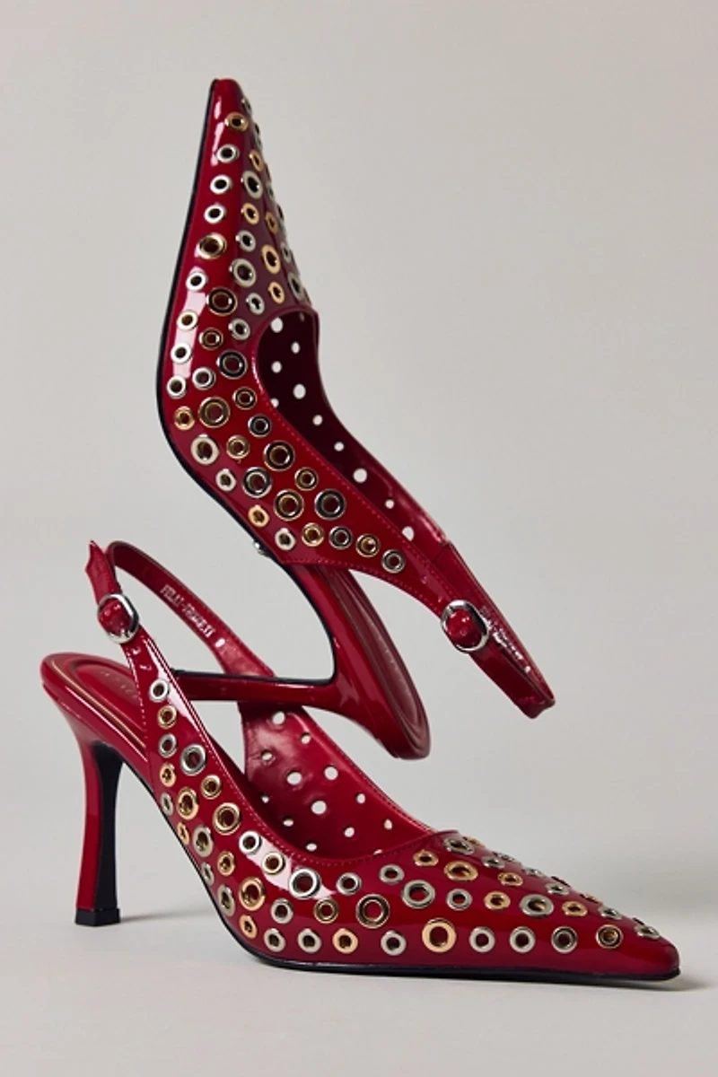 Azalea Wang Felai Metal Rivet High Heel