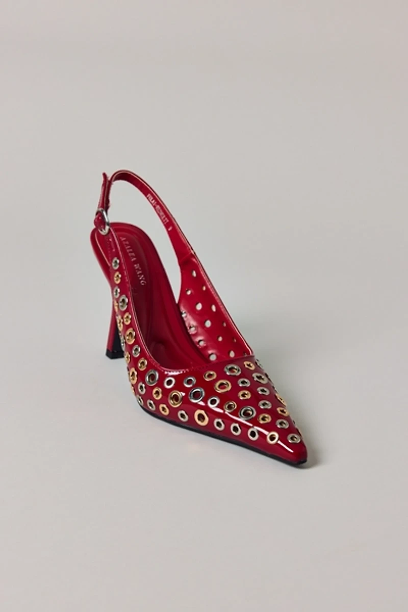 Azalea Wang Felai Metal Rivet High Heel