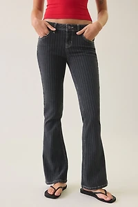 BDG Brooke Printed Low-Rise Flare Jeans