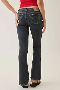 BDG Brooke Printed Low-Rise Flare Jeans