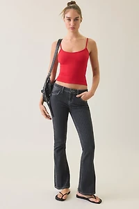 BDG Brooke Printed Low-Rise Flare Jeans