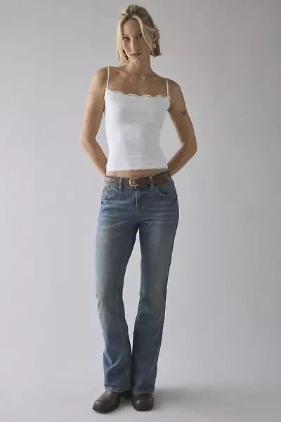 BDG Brooke Printed Low-Rise Flare Jean