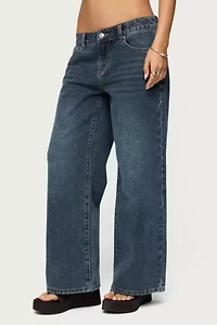 Edikted Petite Ace Relaxed Jeans