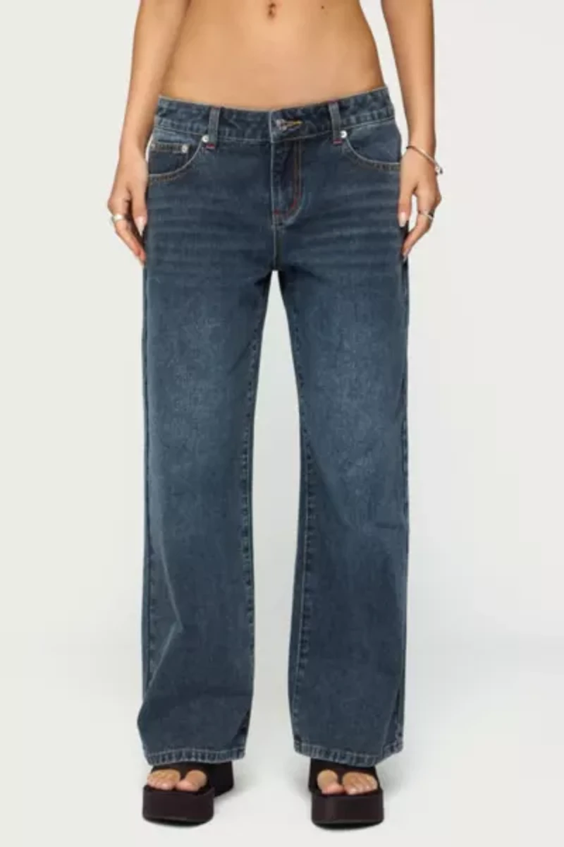 Edikted Petite Ace Relaxed Jeans