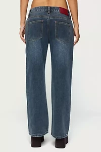 Edikted Petite Ace Relaxed Jeans