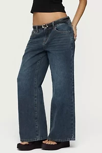 Edikted Petite Ace Relaxed Jeans