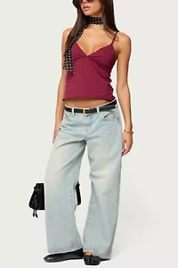 Edikted Petite Ace Relaxed Jeans