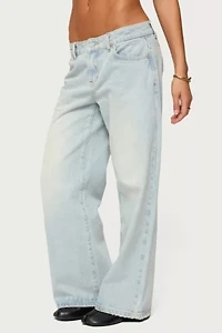 Edikted Petite Ace Relaxed Jeans