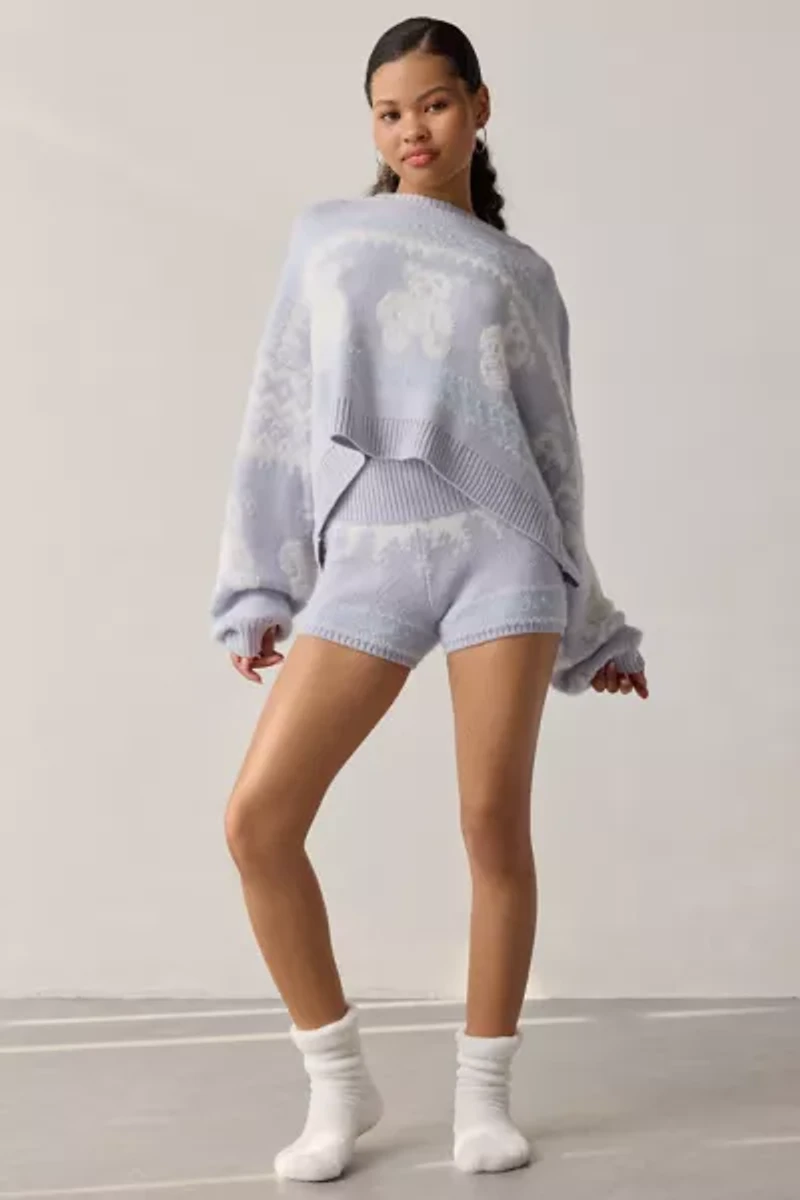 Out From Under Hit The Slopes Fairisle Knit Lounge Short