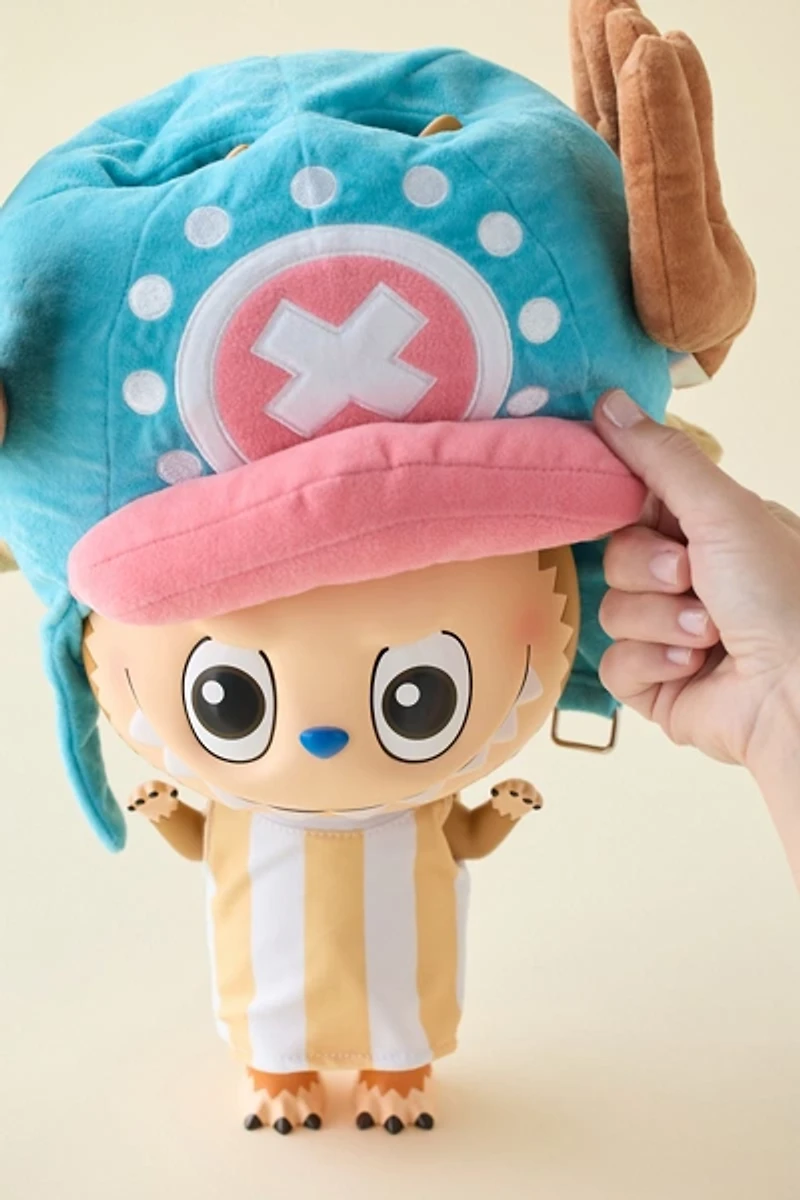POP MART The Monsters X One Piece Mega Labubu 400% Tony Tony Chopper Figure