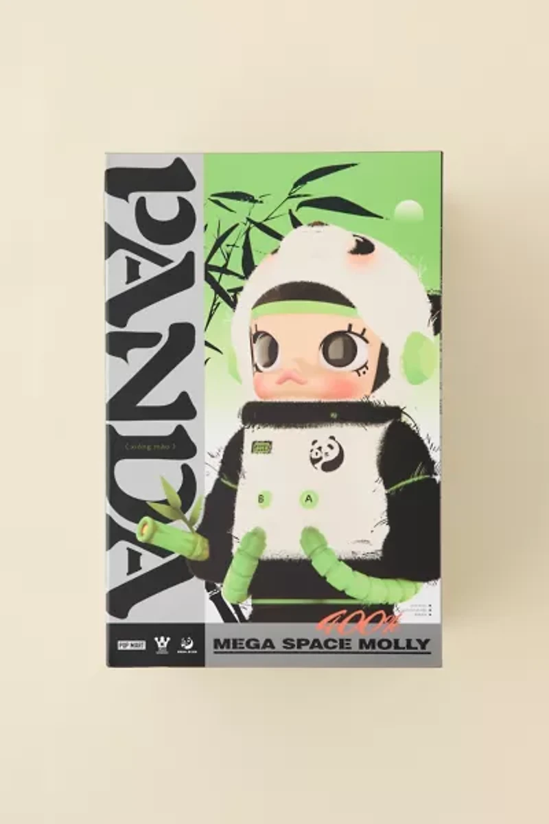 POP MART Mega Space Molly 400% Panda Figure
