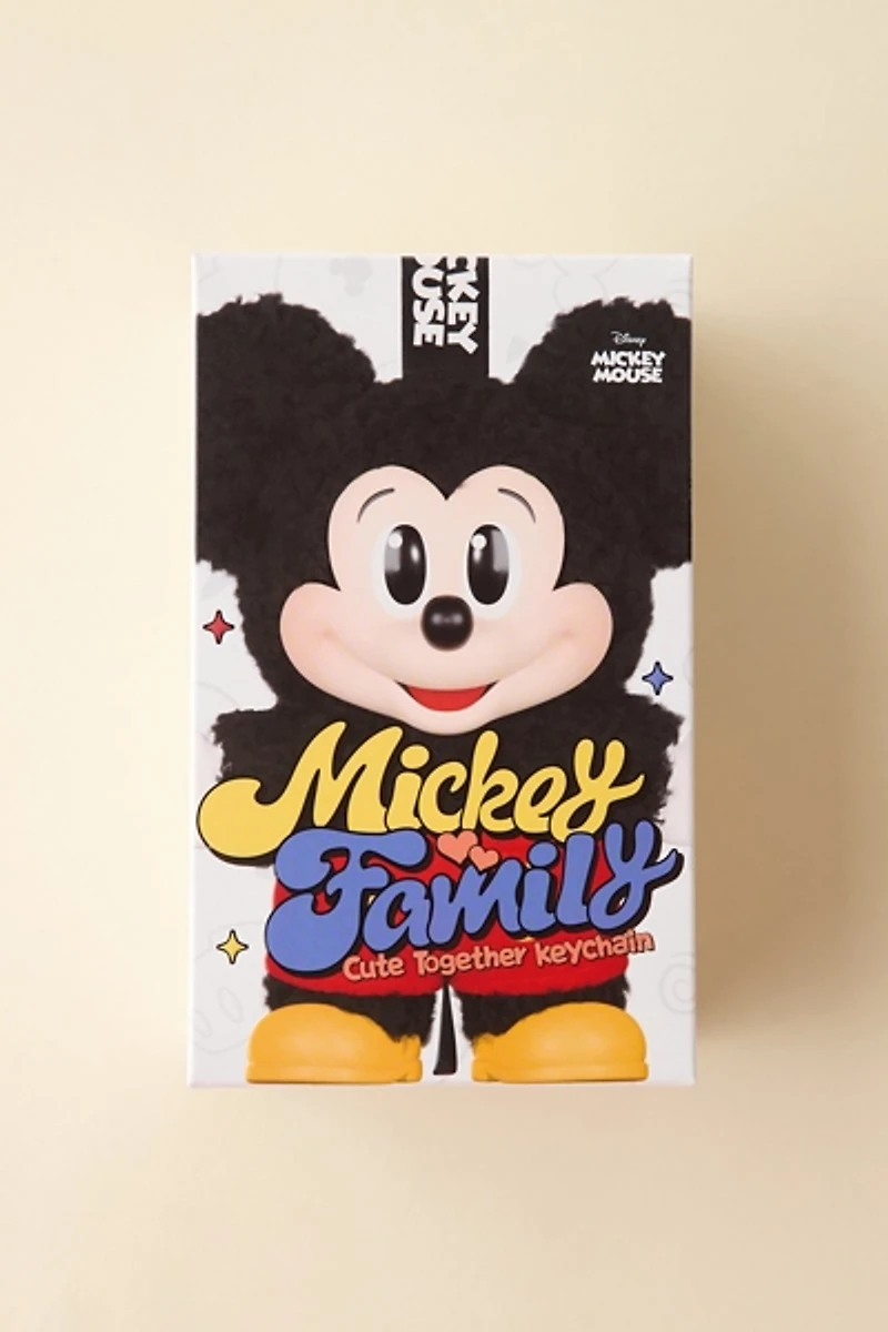 POP MART Mickey Family Cute Together Series Blind Box Plushie Keychain