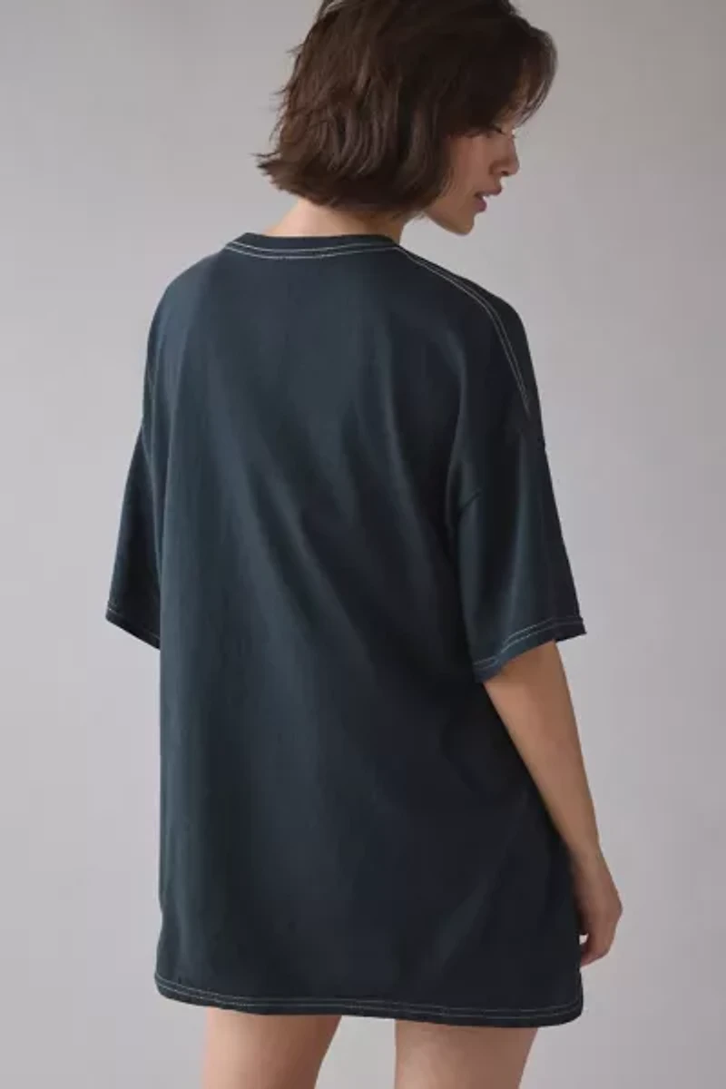 Twilight Graphic Oversized T-Shirt Dress