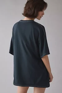 Twilight Graphic Oversized T-Shirt Dress