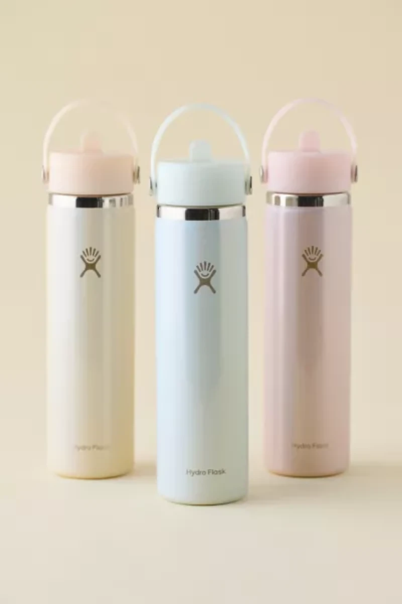 Hydro Flask Glimmer Wide Mouth Flex Straw 24 oz Water Bottle