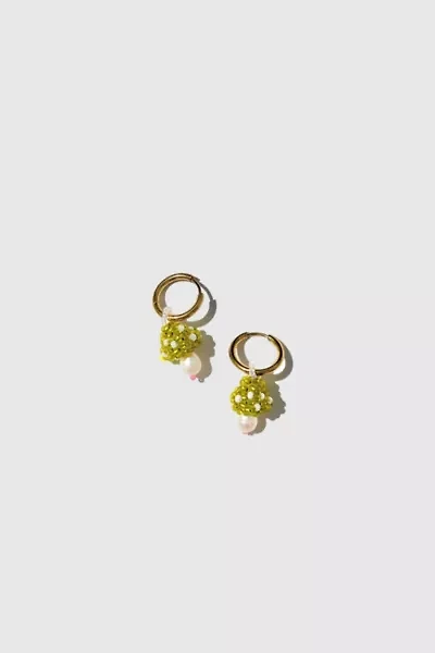 Dream Song Beaded Mushroom Earrings