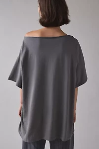 Twin Peaks Graphic Off-The-Shoulder T-Shirt Dress
