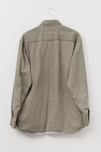Vintage 1990s Columbia XCO Green Cotton Button Up Shirt