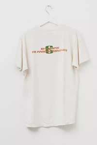 Vintage 1990s Distressed Ben Harper Graphic Off White Band T-Shirt