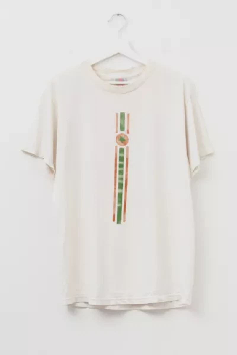 Vintage 1990s Distressed Ben Harper Graphic Off White Band T-Shirt