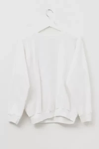 Vintage 1980s Champion Harvard Crest Graphic White Sweatshirt