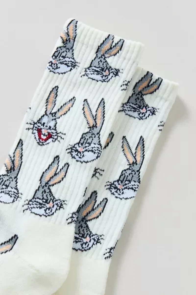 Bugs Bunny Allover Pattern Crew Sock