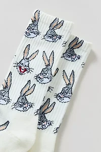 Bugs Bunny Allover Pattern Crew Sock