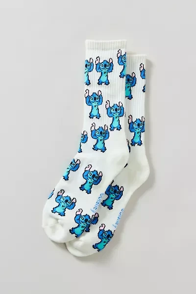 Stitch Allover Pattern Crew Sock