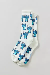 Stitch Allover Pattern Crew Sock