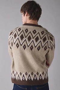 UO Fairisle Everyday Cozy Crew Neck Sweater