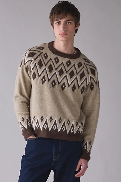 UO Fairisle Everyday Cozy Crew Neck Sweater