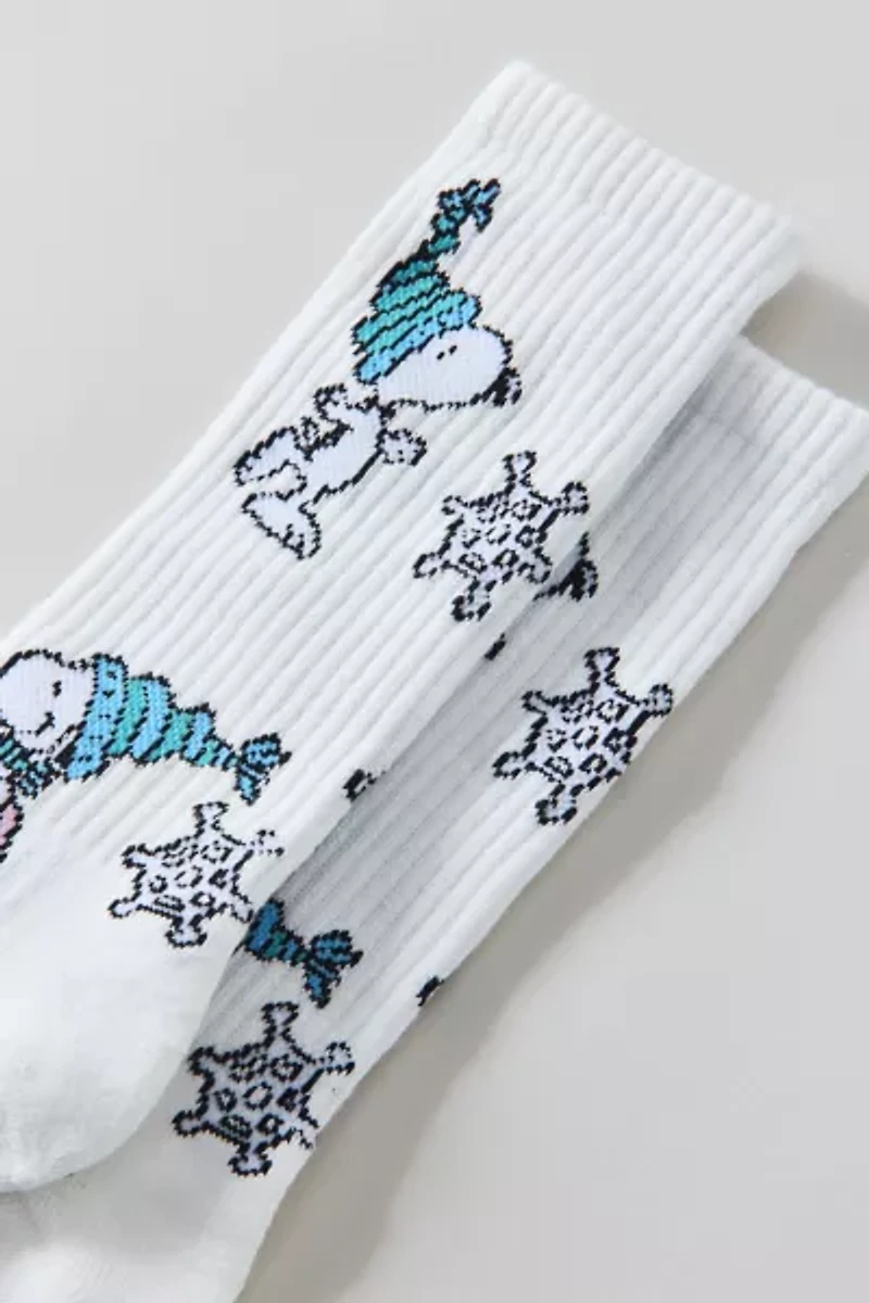 Peanuts Snoopy Slopes Crew Sock