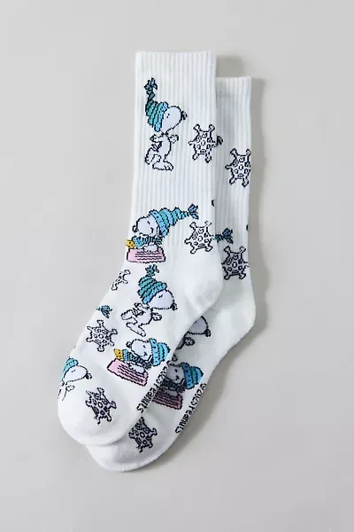 Peanuts Snoopy Slopes Crew Sock