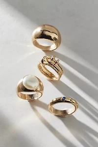 Bea Pearl Ring Set