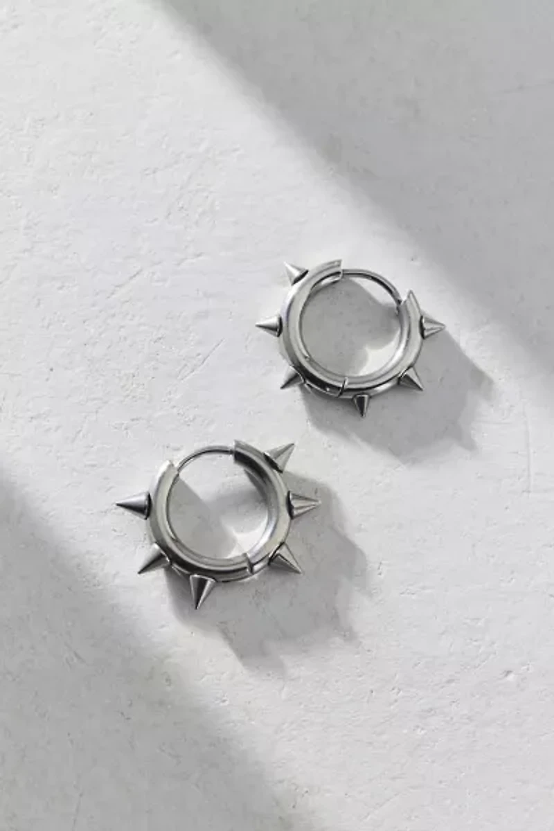 Spike Waterproof Huggie Hoop Earring