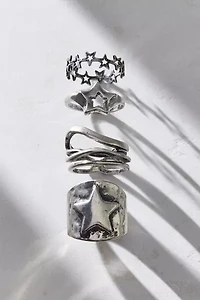 Walk Of Fame Chunky Ring Set