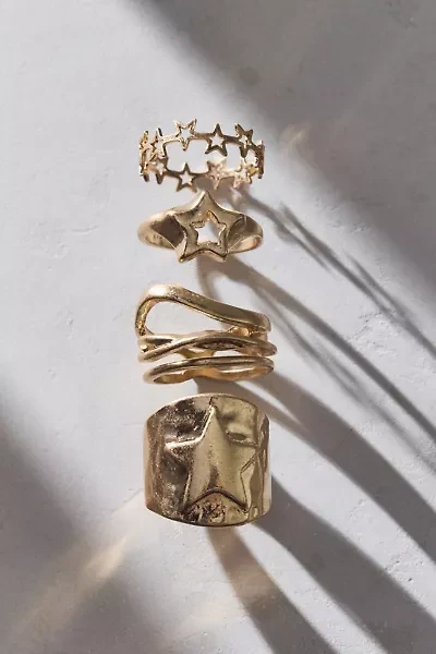 Walk Of Fame Chunky Ring Set
