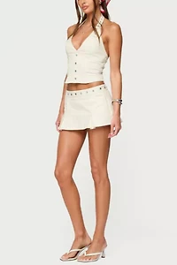 Edikted Keli Studded Mini Skort