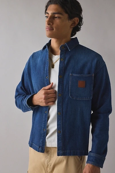 GUESS JEANS Oversized Crop Denim Shirt