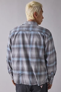 GUESS JEANS Oversize Crop Long Sleeve Shirt